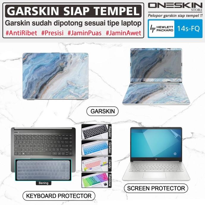 garskin laptop keyboard screen protector hp 14s-fq fq0010au fq0011au