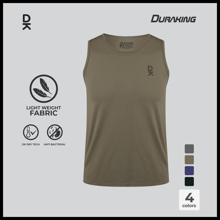 Duraking Singlet Olahraga Pria Light Weight Basic Sport Outdoor Jersey  Olahraga Original Best Selle