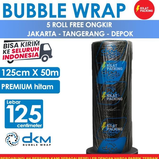

tersedia buble wrap bubble hitam murah premium quality (ojol) 125cm x50 m