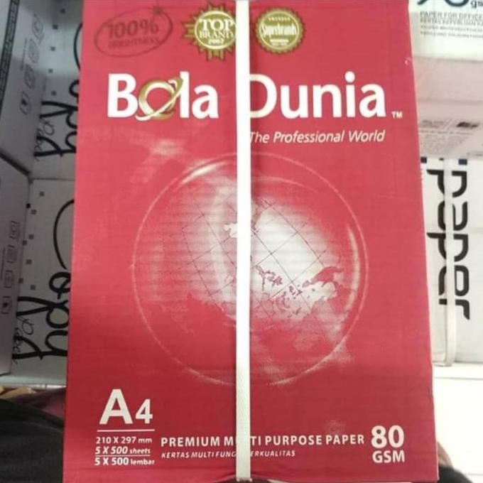 

Kertas A4 80 Gram Bola Dunia murah