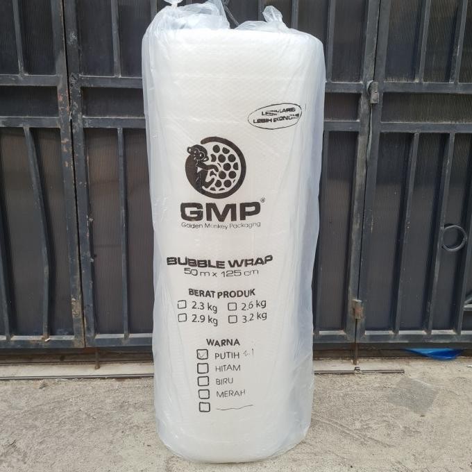 

tersedia bubble wrap clear 50m x 125cm gmp (2.1kg)