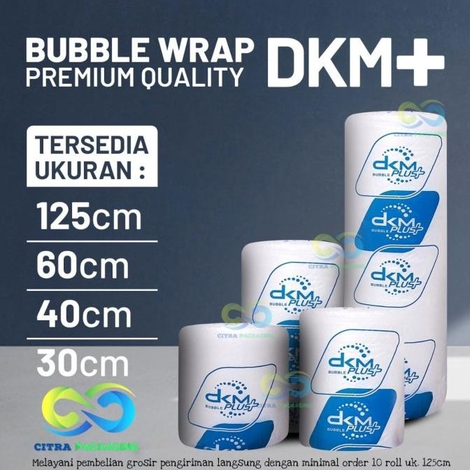 

tersedia bubble wrap bening dkm blue premium!! delkomas - delkowrap