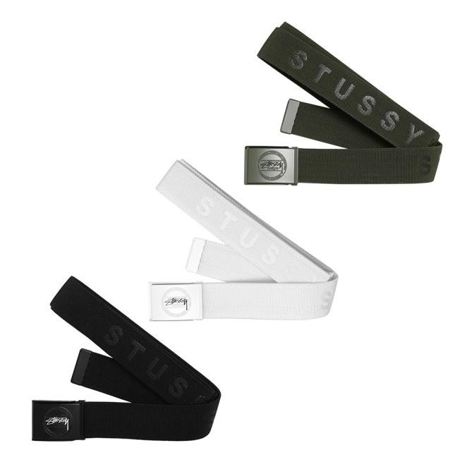 Stussy Design Buckle Webbed Belt