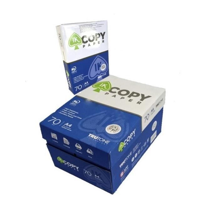 

ik copy paper a4 70gsm/1 box 5 rim/khusus Gojek Grab murah