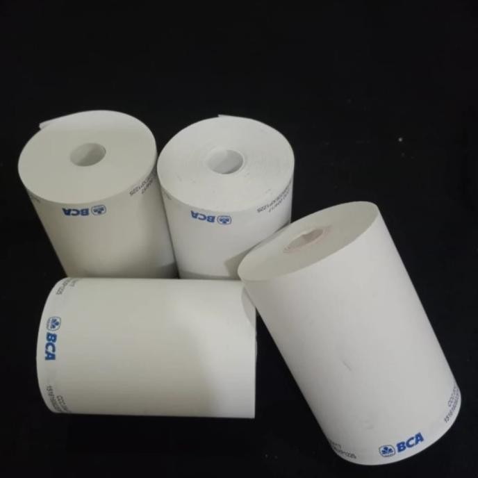 

Kertas Thermal Edc logo 57/58x40 paket 10 roll murah