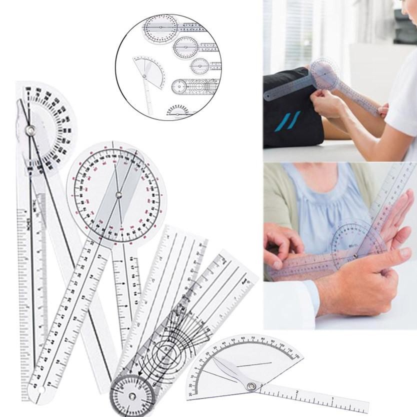 

[original] 6pcs set alat ukur goniometer fisioterapi penggaris tulang sendi jari spinal sudut medical ruler [terlaris] [terbaik]