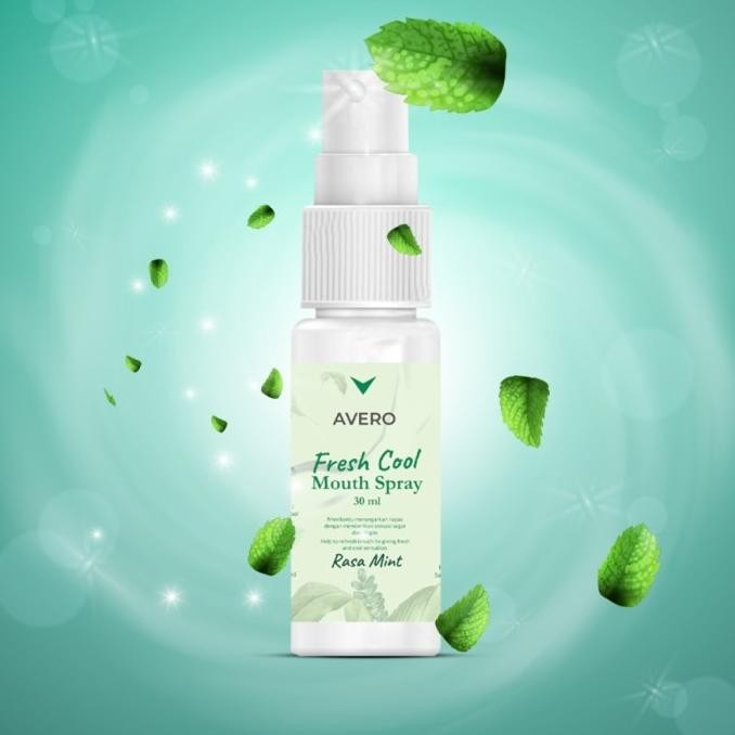 Avero Fresh Cool Mouth Spray - BPOM Pengharum Mulut & Penyegar Mulut