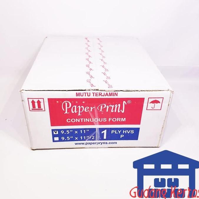 

CONTINUOUS FORM 91/2 X 11 1PLY PAPERPRYNS murah