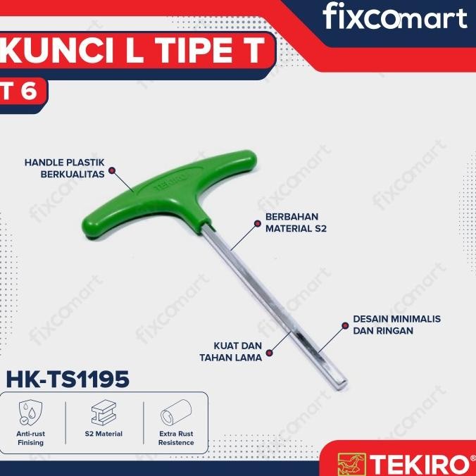 Tekiro Kunci L Model T6 / Kunci T
