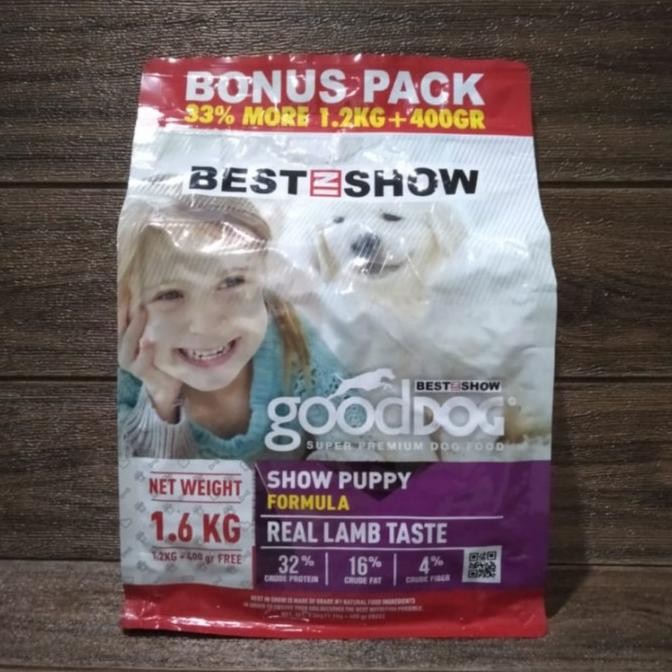 kolasaj Dog food - BEST IN SHOW GOOD DOG PUPPY FORMULA LAMB 1,6kg