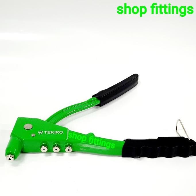New TEKIRO Tang Rivet Gun Hand Riveter Alumunium Metal Heavy Duty HR 1231