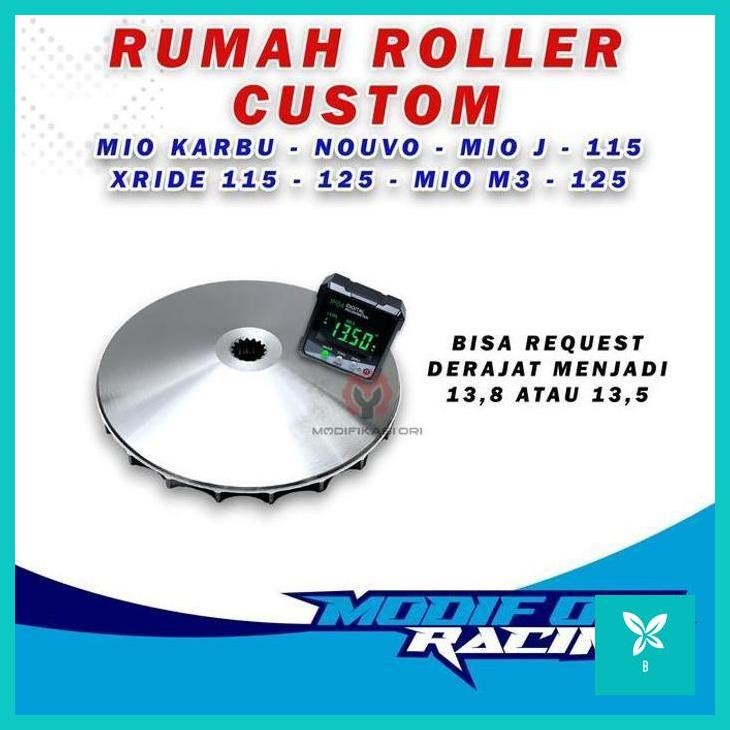 | MDF | RUMAH ROLLER RACING MIO J - MIO M3 PULLEY BUBUT CUSTOM CVT UPGRADE KIRIAN MIO RACING MOTORCY