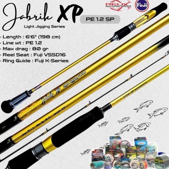 Terlaris Relix Nusantara Joran Jabrik Xp Pe 1.2 Sp
