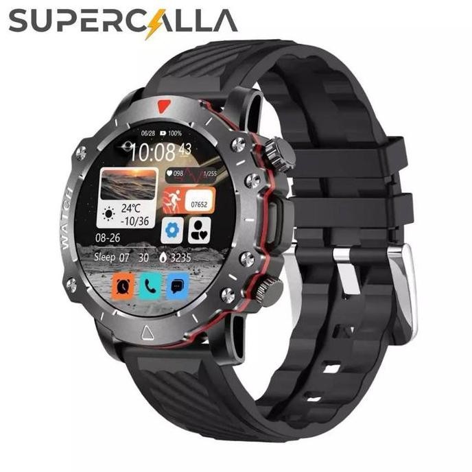 TERBARU - Supercalla LG78 PRO Smartwatch IP68 Waterproof Blood Oxygen Body Temperature sport Smart W