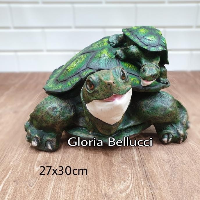 Produk Baru Patung Pajangan Kura2 Brazil Kura Kura Turtle Jumbo Taman Kolam