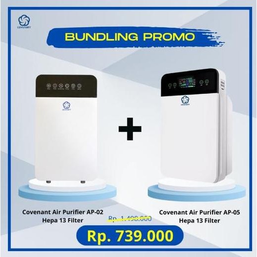 ready Promo Bundling Covenant Air Purifier AP-05+Covenant Air Purifier AP-02 Pembersih Udara