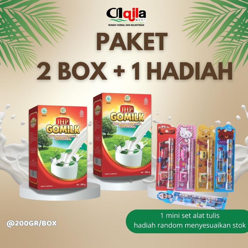 

PAKET 2 GOMILK 200GR Susu Kambing Etawa
