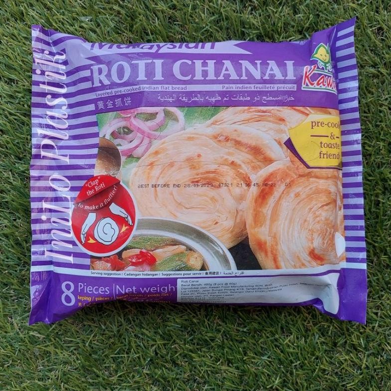 

Pk32 Hj-54 Malaysian Roti Chanai / Roti Cane Frozen 480 Gr / Canai Bread Hemat