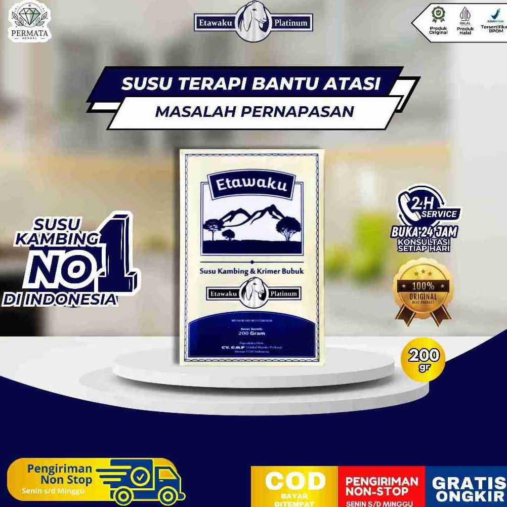 

ETAWAKU PLATINUM - Susu Kambing Etawa Murni 100% Original Menjaga Kesehatan Pernapasan