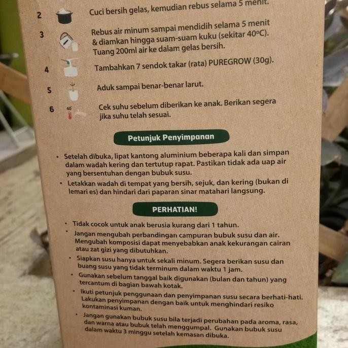 Sale Puregrow Organic 720 Gr