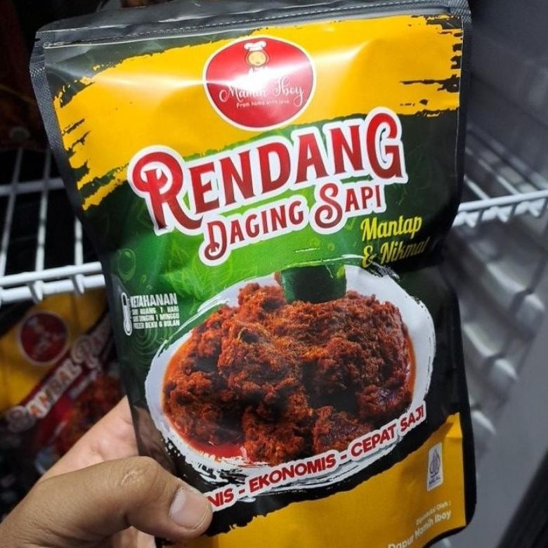 

READY STOK RENDANG DAGING SAPI DAPUR IBOY SIAP MAKAN Siap kirim