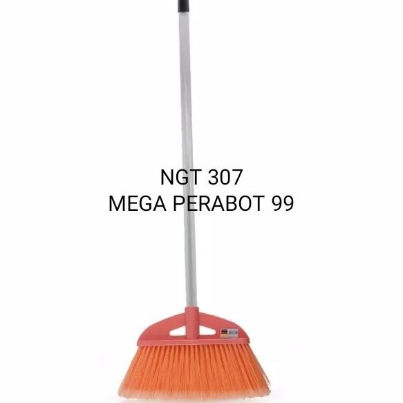 Sapu Lantai Nylon Nagata 307 Plastik + Gagang 1 Set Original