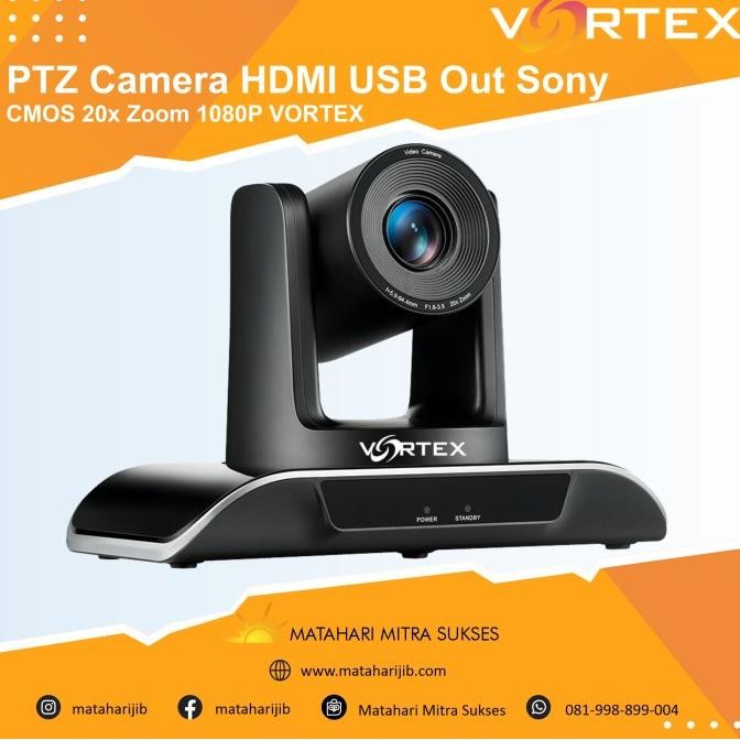 PTZ Camera HDMI USB Out Sony CMOS 20x Zoom 1080P VORTEX