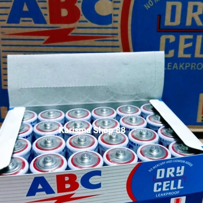 TERSEDIA Batre ABC biru tanggung isi 24 pcs/ baterai / battery / batu abc