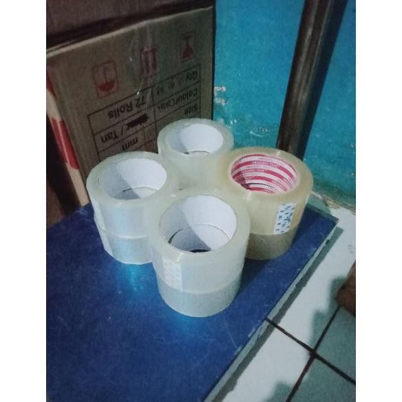 

Fth- Gs-56 Lakban Murah Isolasi Warna Bening Kiloan 1 Pcs Berat +- 125 Gram Sampai 150 Gram Murah Lebar 2 Inch 3 Jari Dijamin Lengket Kuat Tebal Packing Paking Premium