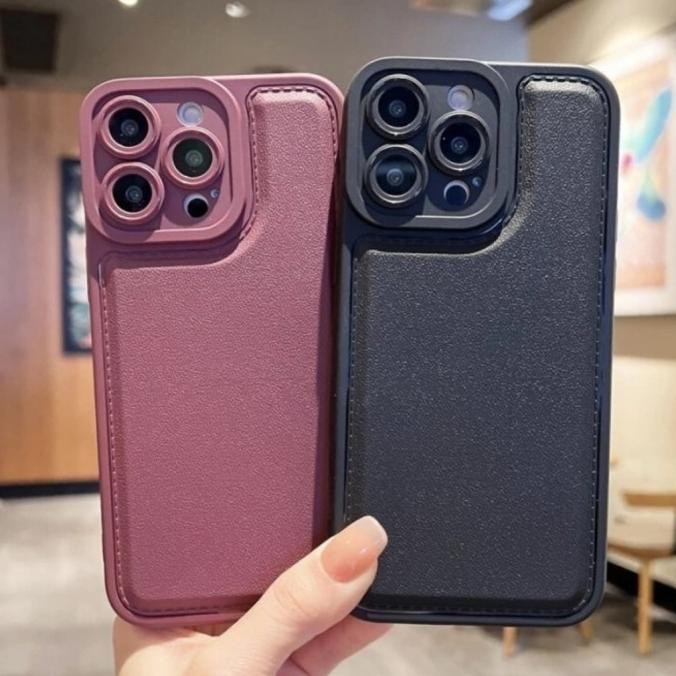 Oh34 Promo Case Iphone Xr - Leather Square Edge Iphone X Xs Iphone Xs Max - Ss Termurah