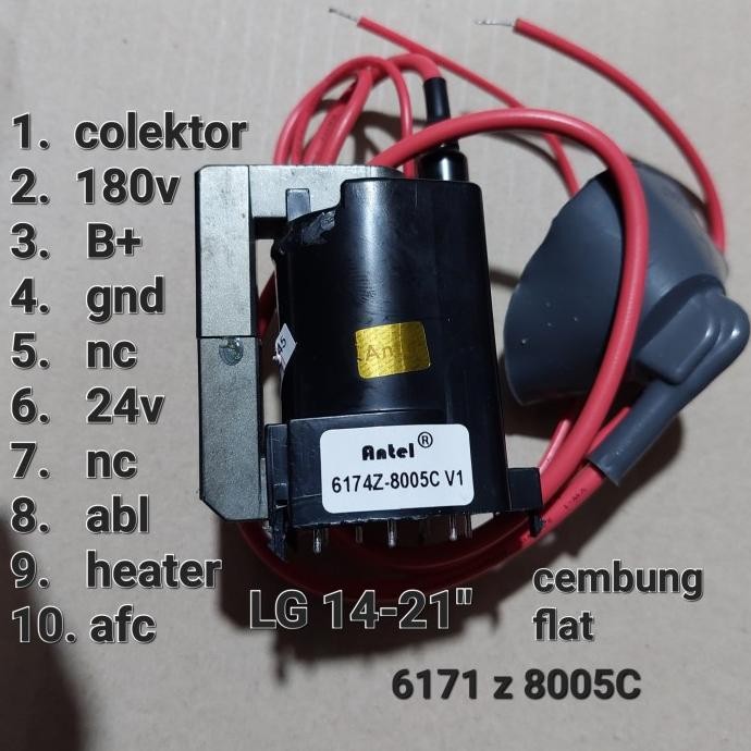 Murah playback tv lg 21 6174z 8005a flyback tv 6174z-8005A 6174 8005 tojil4 Juara