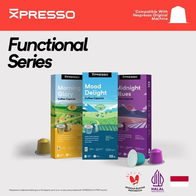 

Grosir Nespresso Capsule Compatible Kopi Kapsul Decaff Midnight Blues - Xpresso Coffee Capsule