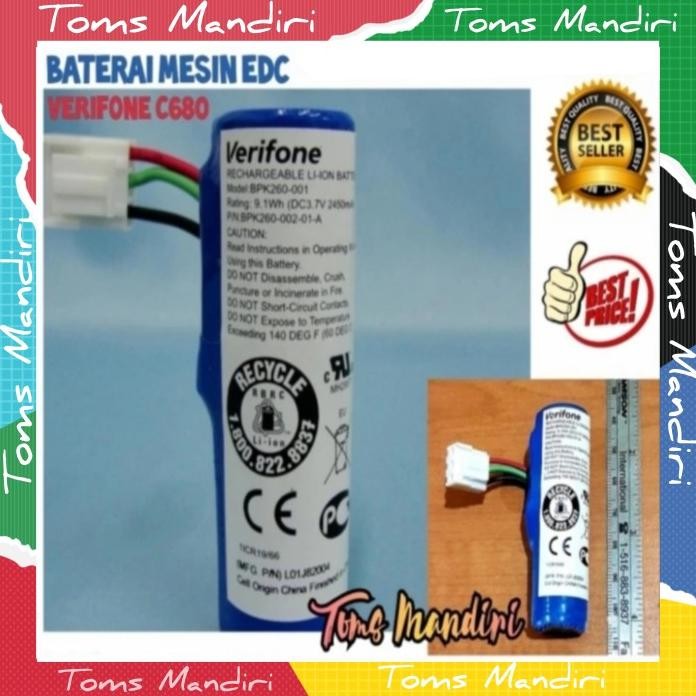 Terlaris Baterai Mesin Verifone