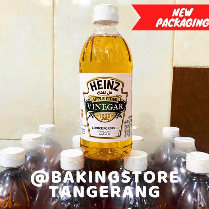 

STOK TERBATAS HEINZ APPLE CIDER VINEGAR 473 ML - CUKA APEL 16 OZ