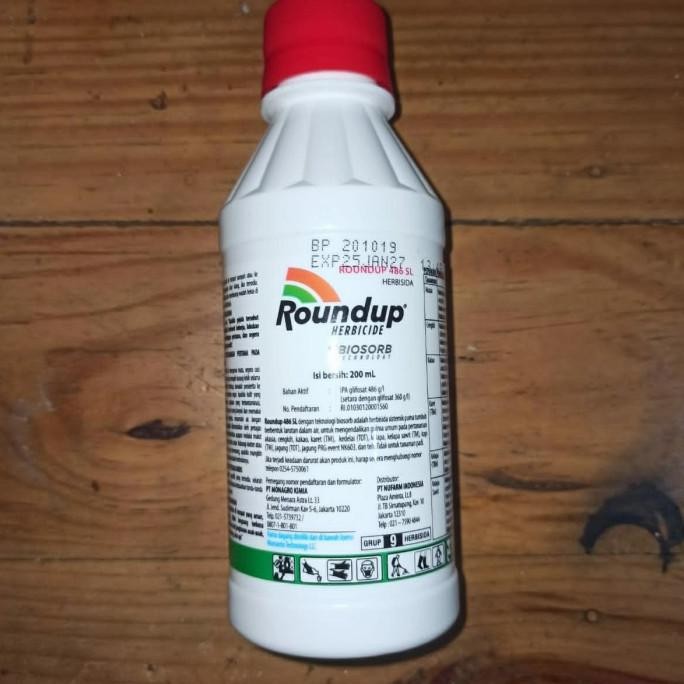 Roundup 486SL Herbisida Sistemik Racun Rumput 200 ml murah