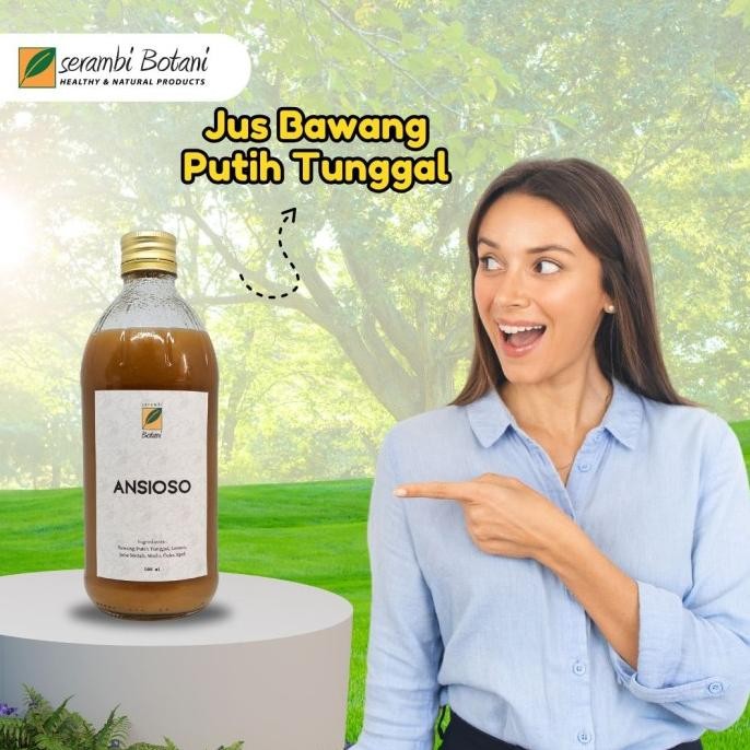 

STOK TERBATAS JUS BAWANG PUTIH TUNGGAL CUKA APEL JAHE MERAH LEMON ANSIOSO 500ML