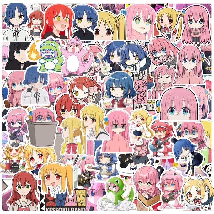 

ready Stiker Sticker Pack Anime Bocchi The Rock Paketan murah
