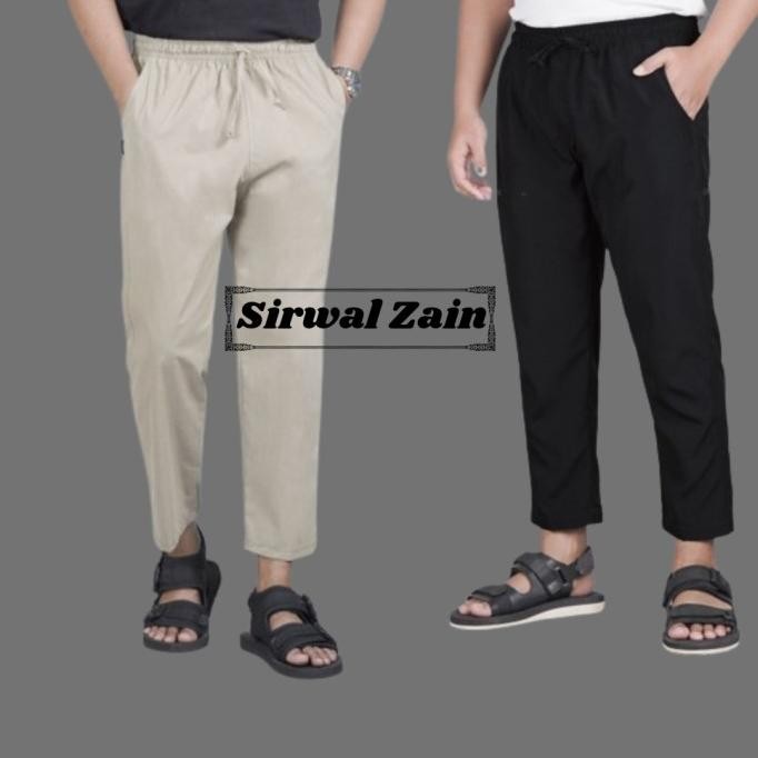 Siap Kirim Celana Sirwal Muslim Pria Sporty Bahan Katun