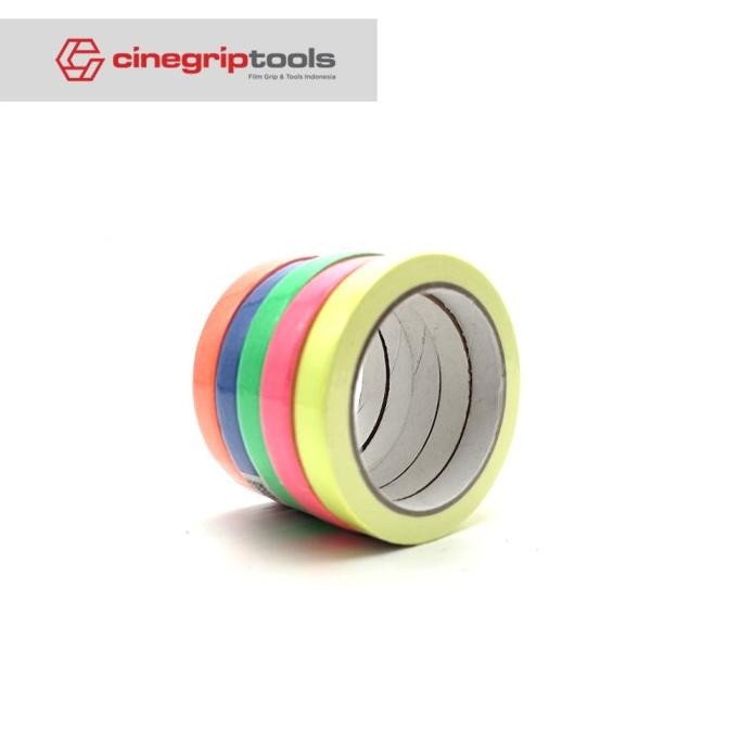 

ready Fluorescent tape 15mm x 10m murah