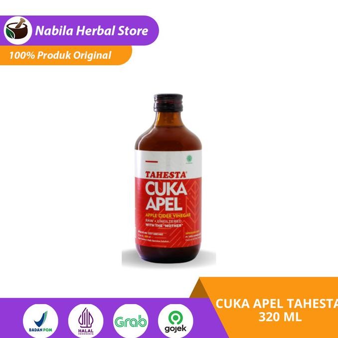 

STOK TERBATAS CUKA APEL TAHESTA ISI 320 ML