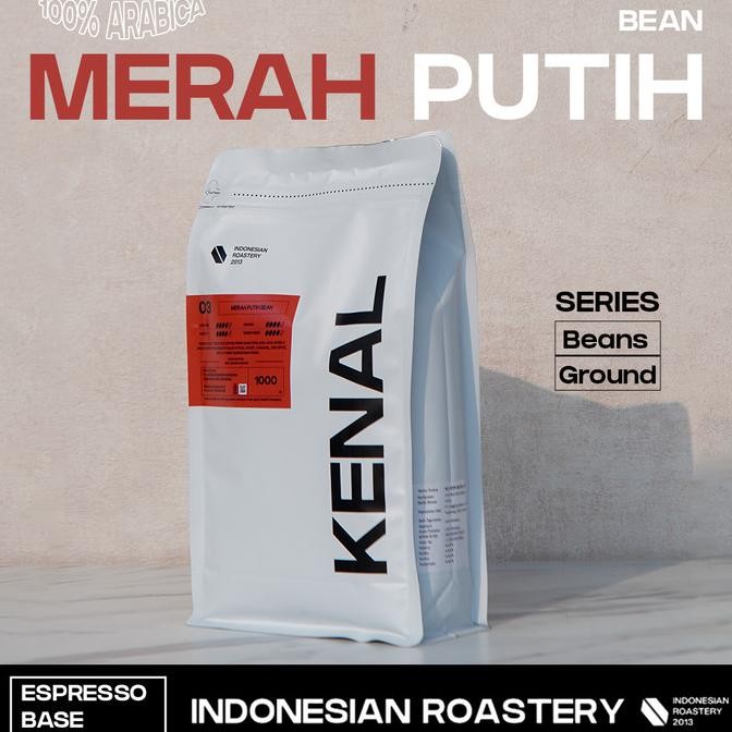 

Murah Kenal Coffee Merah Putih Blend Kopi 100% Arabika 250 Gr - Biji