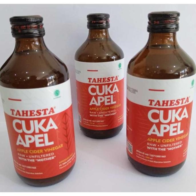 

STOK TERBATAS CUKA APEL TAHESTA 300 ML.