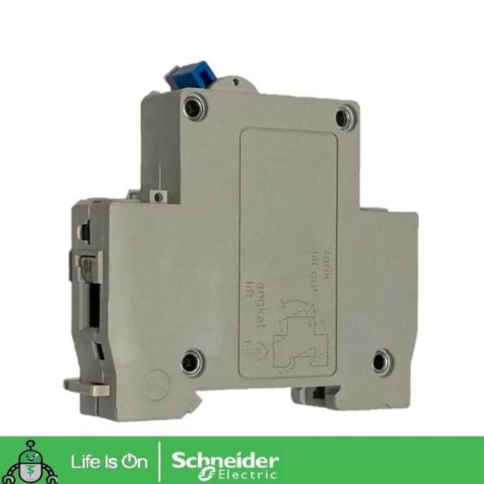 new MCB SCHNEIDER 6 AMPERE 6A CL6 C32N  BIRU SPLN PLN BENSER 1300W 1300WATT PEMUTUS ARUS KWH LISTRIK