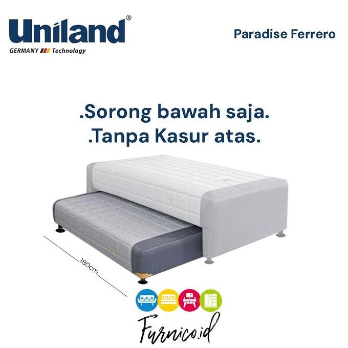 ready  Kasur Uniland Springbed 2in1 90x180 Sorong Bawah Saja