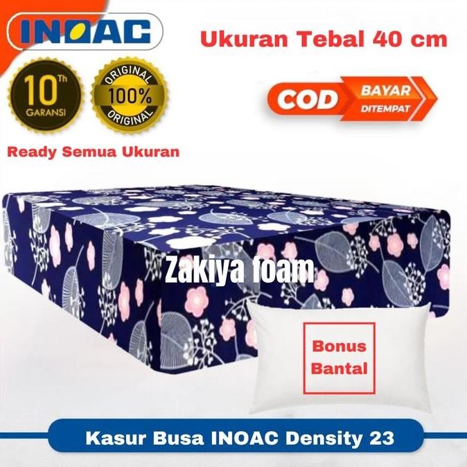 new Kasur Busa Inoac Tebal 40 cm Ukuran 200x90x40, 200x100x40, 200x120x40, 200x145x40, 200x160x40, 2
