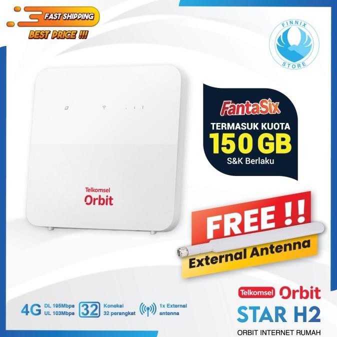 TERMURAH - Home Router Modem Huawei B320 Pengganti Orbit Star 2 4G LTE Unlocked