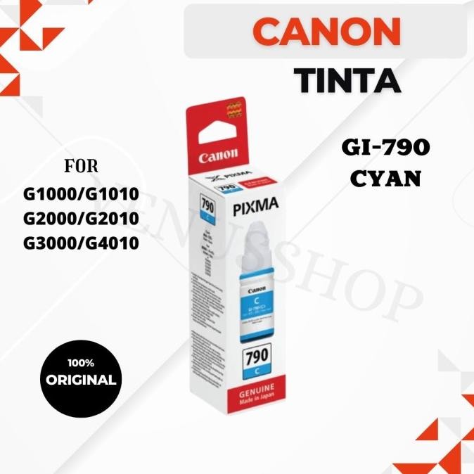 

tyS CANON TINTA BOTOL GI790 COLOR / TINTA REFILL GI 790 WARNA ORIGINAL