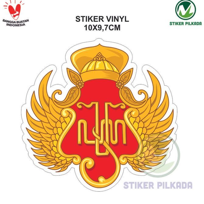 

ready stiker vinyl keraton jogja 10x9,7cm murah