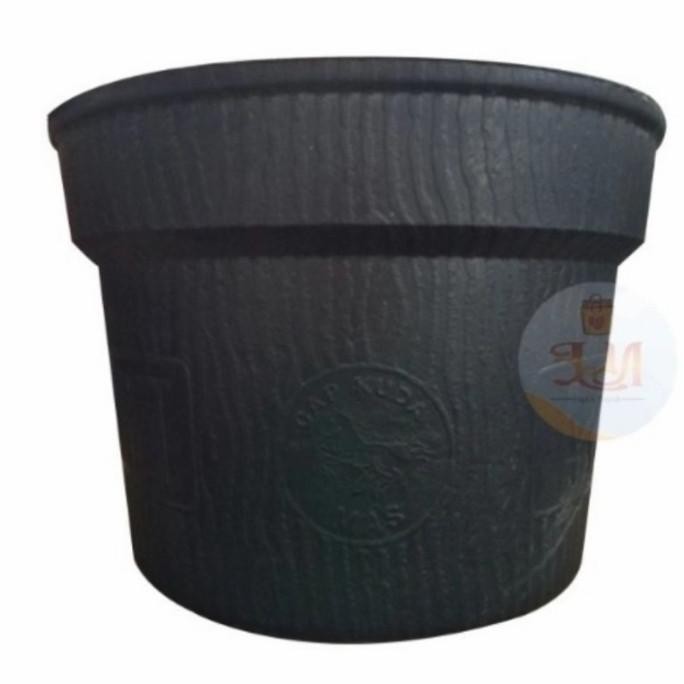 Pot bunga karet yasindo uk 27cm/pot tanaman cap kuda mas uk 27cm