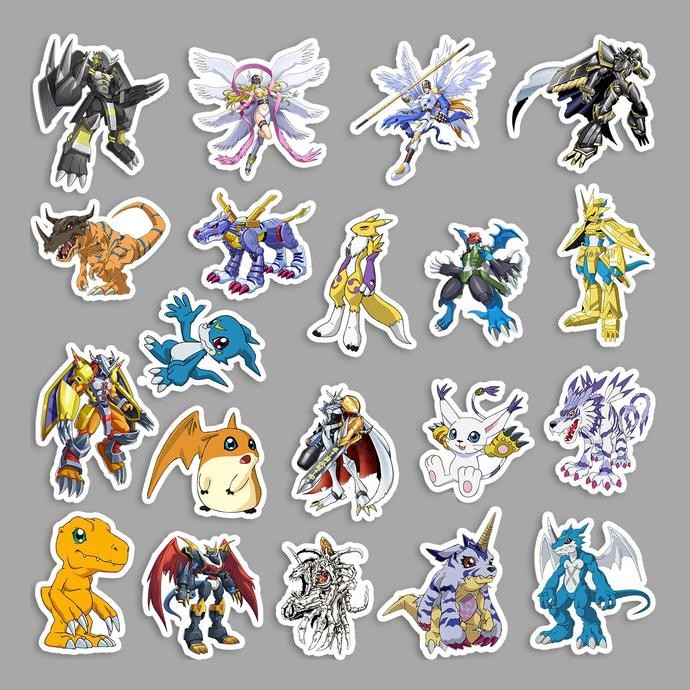 

ready STICKER PACK TUMBLR - DIGIMON [20 PCS] murah